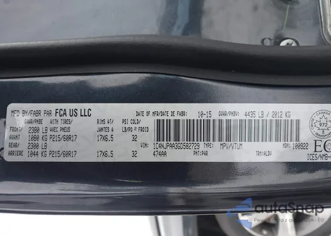 2016 Jeep Patriot Sport/North from USA, damaged, VIN 1C4NJPAA3GD582729